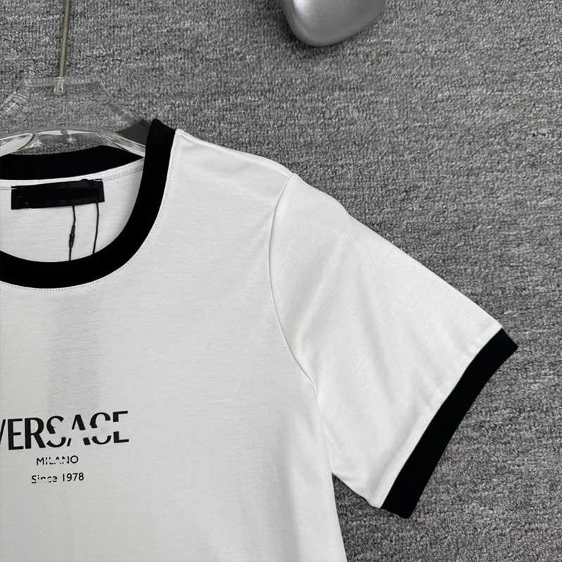VE Brand Women's Spring Summer Casual Loose Fit Letter Print T-Shirt