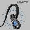 A01 Bluetooth-compatible Earphone Ear Hook Bone Conduction Built-in 16G Memory Wireless Sports Headphone for Mobile Phone