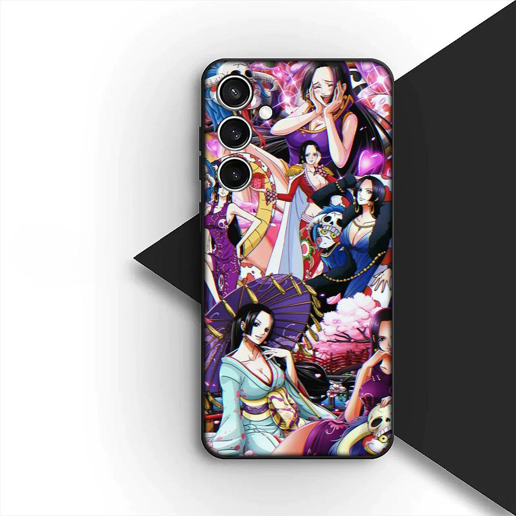 for Motorola Moto G55 G45 G75 G85 G35 Edge 50 30 Fusion 40 NEO Ultra Pro Phone Case Luffy Boa Hancock One Piece Roronoa Zoro