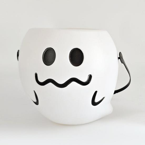2 ks Halloweenské kbelíky na cukroví Čarodějnický kotlík Duch Dýně Lebka Vědro Trick or Treat Mísa na cukroví Party Potřeby Domácí dekorace