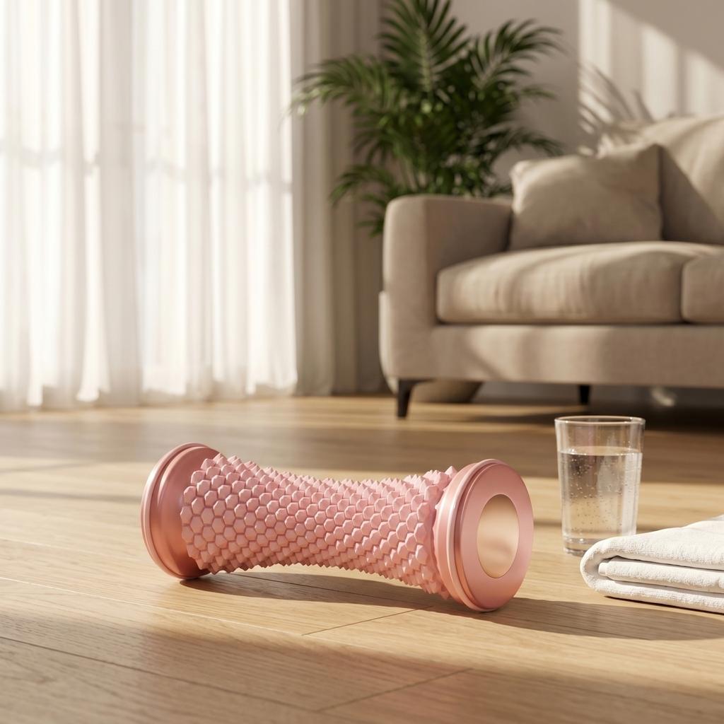 Foot Massage Roller for Plantar Fasciitis Relief and Muscle Relaxation Foot Roller for Yoga Exercise and Muscle Training At Home