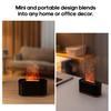 Mini Aroma Diffuser Realistic Flame Lights Aromatherapy Essential Oils Colorful RGB Air Humidifier Desktop USB Sprayer