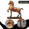 Horse Statue Figurine Decorative Piece Table Decoration Tabletop Ornament Animal Sculpture for