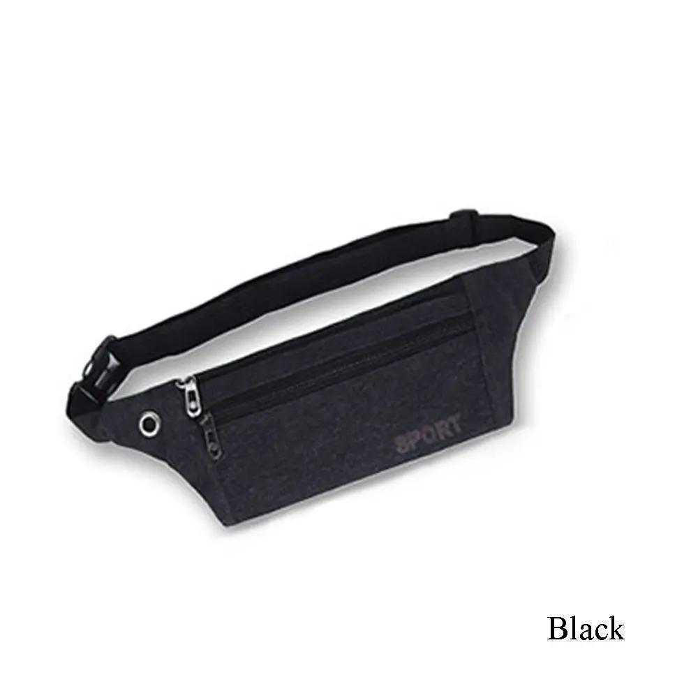 Multi-Pockets Fanny Pack Pouch Bag Women/Men Waist Packs Hip Purse Satchel Canvas Belt Bags Casual Wallet