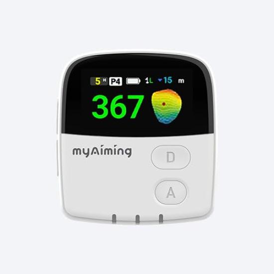 

Season Golf Rangefinder with Voice Function GPS Elevation Difference Green Undulation Aiming Body Turn Practice Ultralight 28g White [2026 Arrives] білий