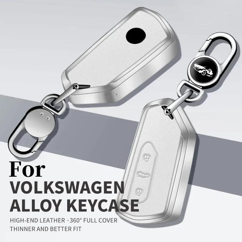 Suitable For Volkswagen Tuyue Tiguan L Touran Tango Sagitar Car Key Bag High-Grade Alloy Leather Car Special Protective Case