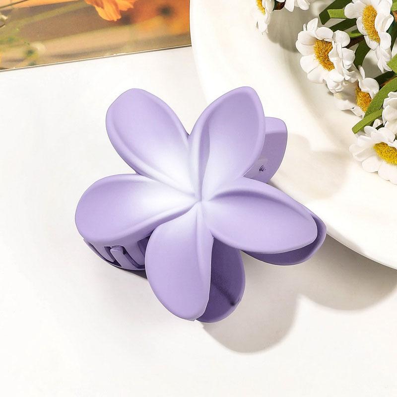8CM Boho Flower Hair Clip for Women Hawaiian Gradient hairclip Bohemia Flower Hairpin Vacation Hair Claw Clip Sweet Barrettes