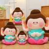 Large-sized Buddha Doll Shanxi Datong Good Gift Cultural and Creative Doll Lotus Small Buddha Doll Buddha Big Companion Plush Toy