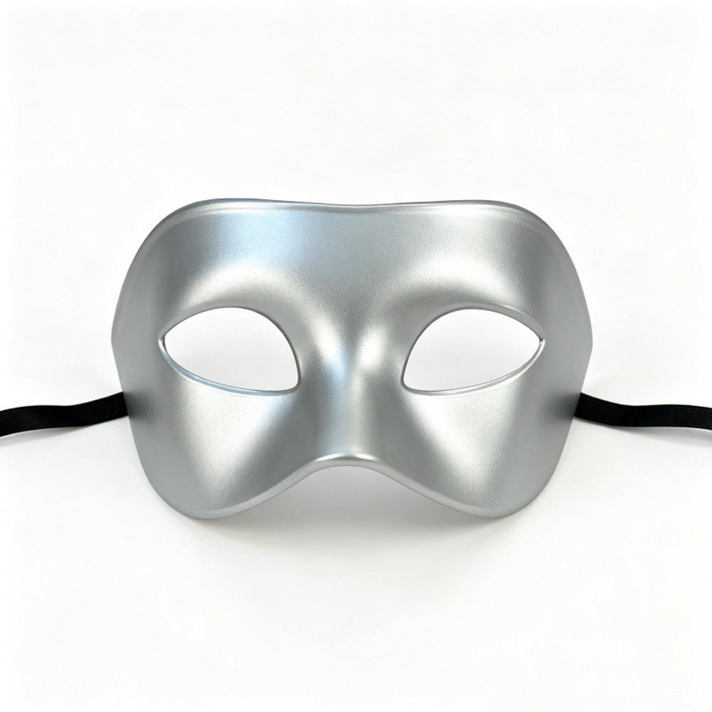 Plastic Halloween Mask Electroplated Decorative Costume Mask Party Masquerade Mask Delicate For Birthday Party Carnival Parade