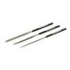 Tamiya Craft Tools Series No.104 Basic File Set (Smooth Double Cut, 3pcs) for Plastic Models and Mini 4WD, Craft Hobby Tool 74104