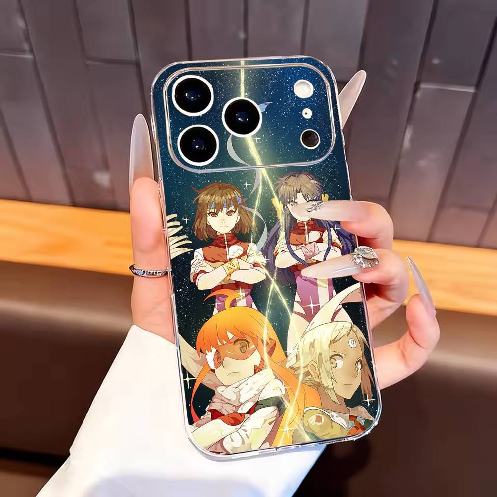 Diebuster Gunbuster Phone Case For iPhone17,16,15,14,13,12,11 Plus,Pro Max Soft Transparent Cover