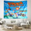 Custom Name Pippi Longstocking Print Tapestry, Backdrop, Easy Setup, Ideal for Bedroom, Office & Living Room, with Aesthetic Wall Hanging Decor.