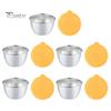 Reusable Dressing Containers for Work Stainless Steel Sauce Cup with Silicone Lid, Small Easy Clean Kids Condiment Container, Dipping Bowl Travel And