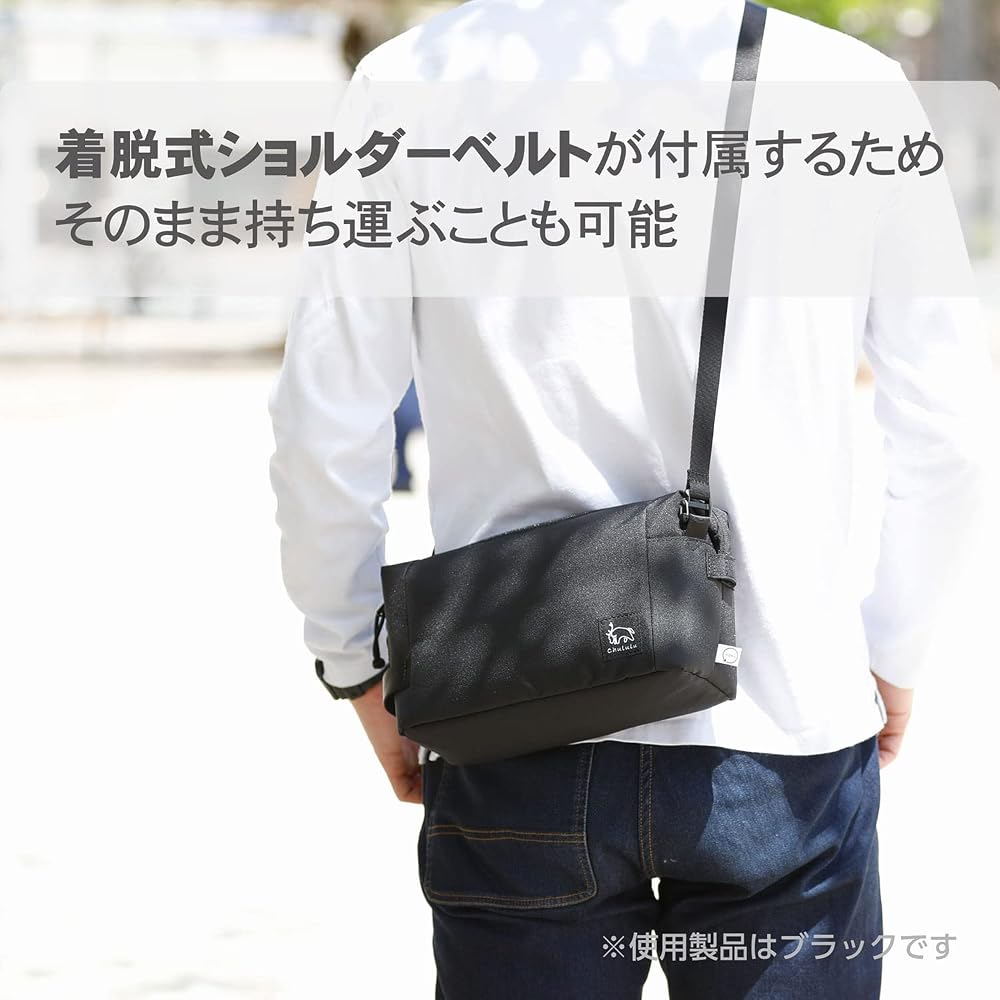 HAKUBA Chululu Camera Bag with Renew Inner Pouch [Large Size Olive] - Sustainable Camera Case Made from Recycled Materials, with Handle and Shoulder S