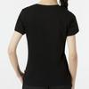 Puma Logo Print American Vintage Running Sports Crew Neck Short Sleeve T-Shirt Women Tops Black 670947-01