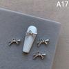 10 Stück Nail Art Charm Glänzende Nageldekoration Glitzer Nagel Maniküre Zubehör Bowknot Schmetterling Nail Art Dekorationen Teile