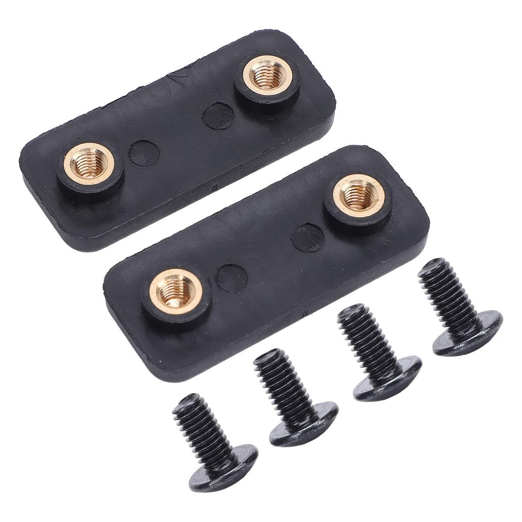 6 Stück Hintertür-Montageplatten mit Schrauben 64658 für LEER 100XR 100XL 100XQ 180XR 180XL Serie