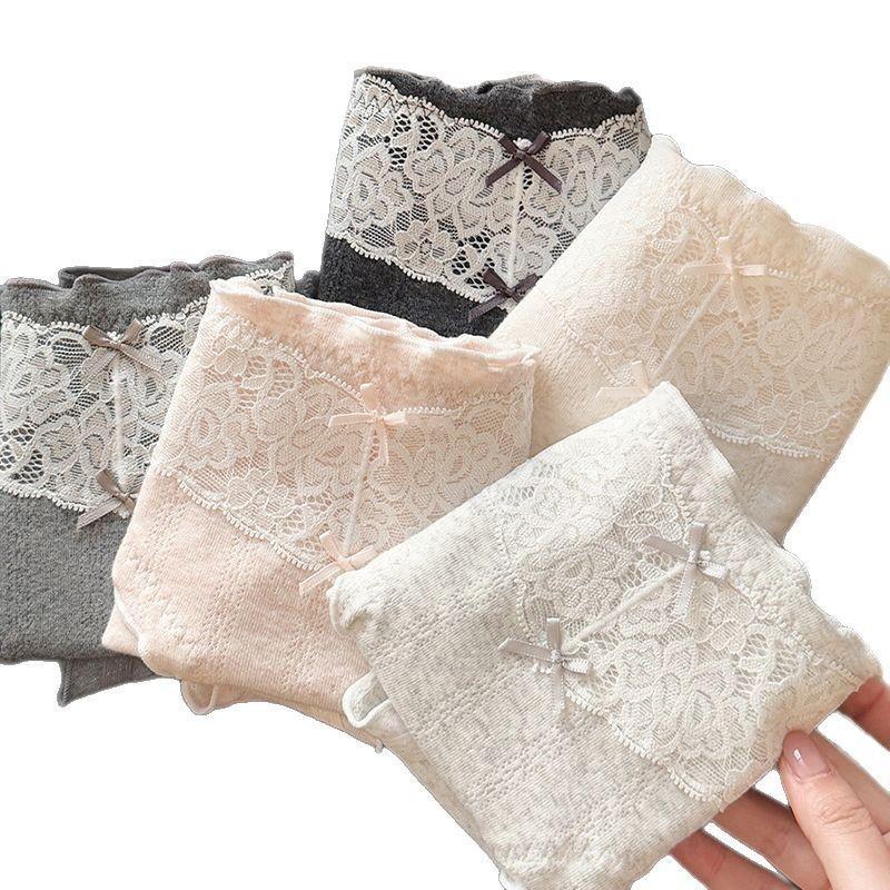 Women's Underwear Lace Underwear Women's Pure Cotton Triangle Underwear Women's Low Waist Underwear