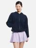 BARREL Women'S Essential Cover-Up Zip-Up Jacket Deep Navy (B6Swwjk001Dnv)