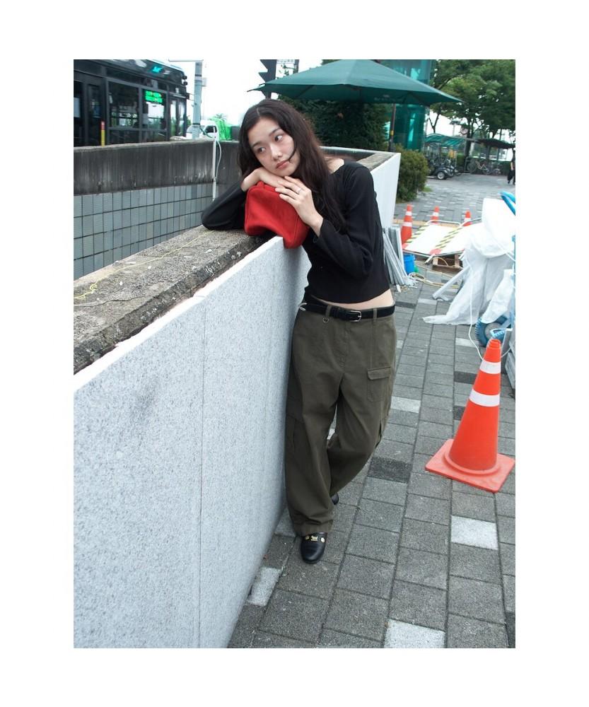 Diaepeocheo [Reorder]Carpenter Loose Pants Khaki (Ta6121A01H)