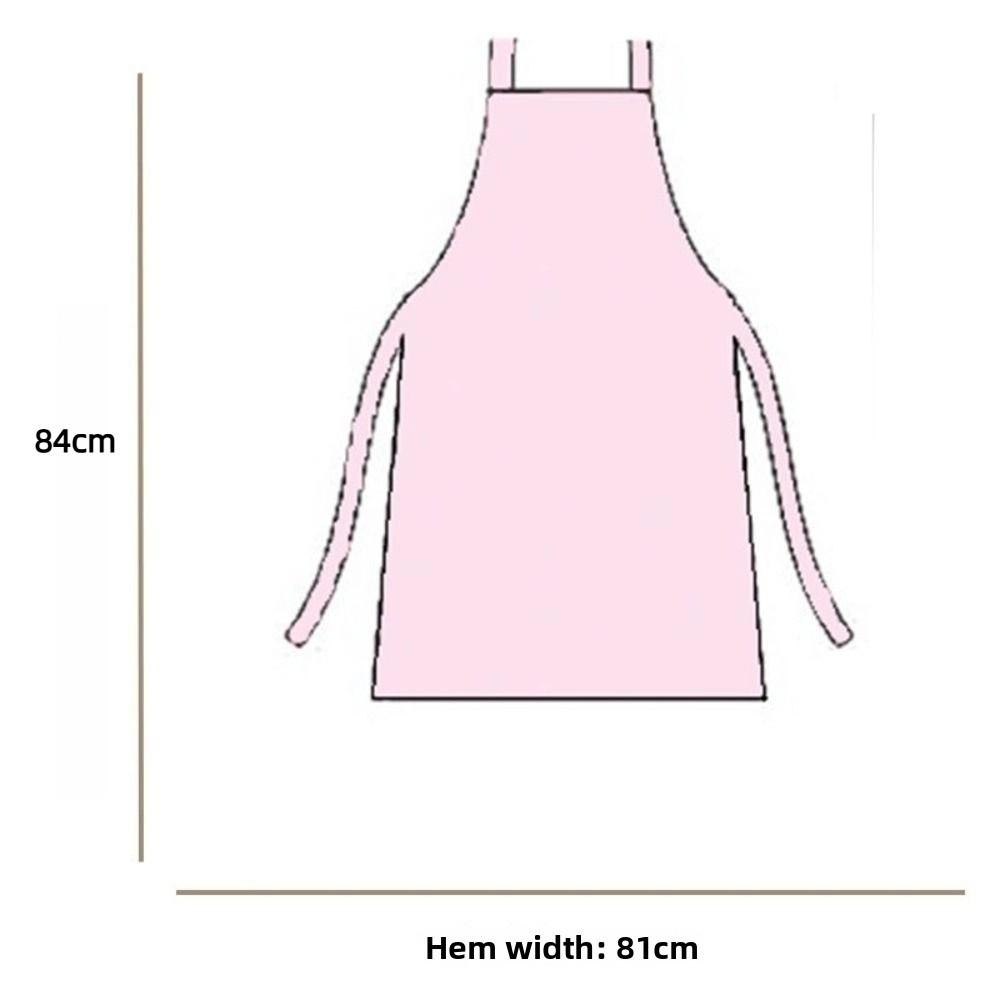 Vestido Sem Mangas com Padrão de Renda Avental Estilo Rústico Roupas de Trabalho Novo Avental de Jardim para Senhoras Meninas