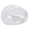 Uppblåsbar Stol Bekväm Avslappnande Transparent Ergonomisk Utrymmesbesparande PVC Blås Upp Soffa Stol