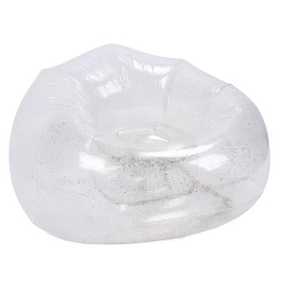 Inflatable Chair Comfortable Relaxing Transparent Ergonomic Space Saving PVC Blow Up Couch Chair