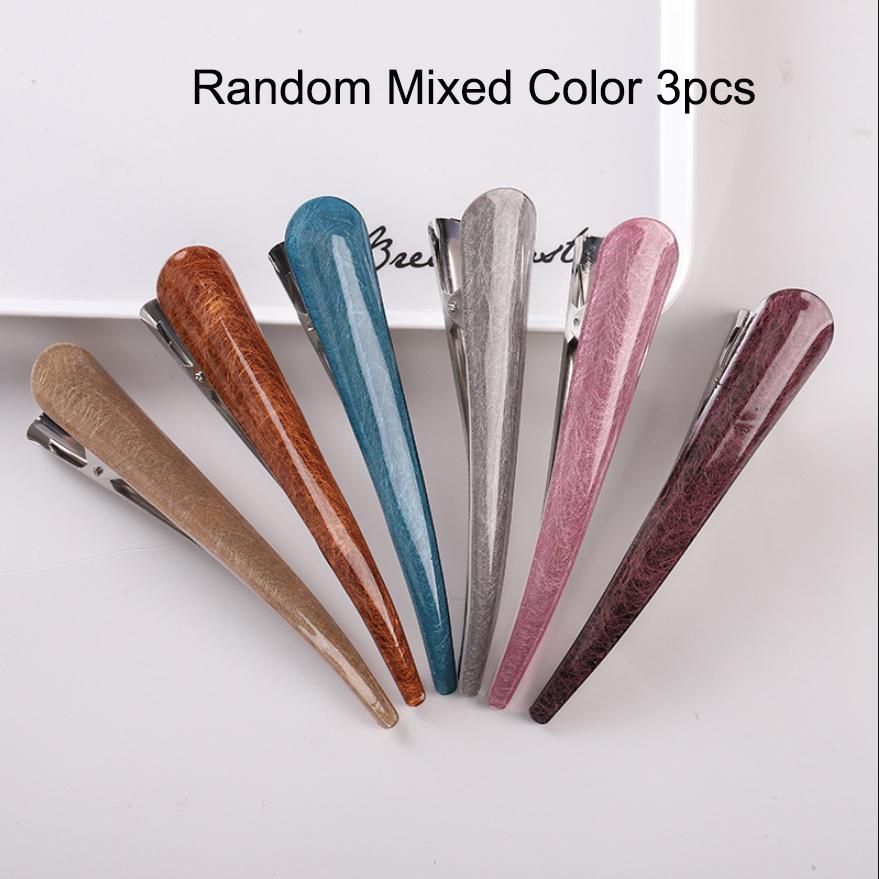 3pcs/lot Beautiful Vintage Duckbill Hair Clip Claws For Women Barrettes Headwear Fashion Hair pin Clamp Headdress Accessories