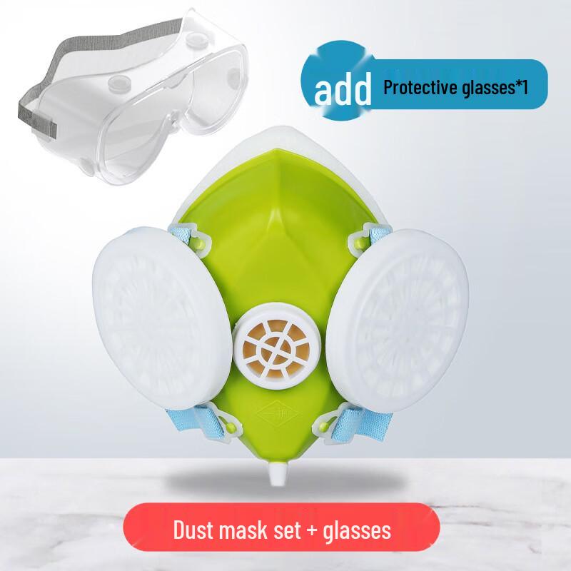 NLNTL Chemical Dust Protection Mask with Goggles