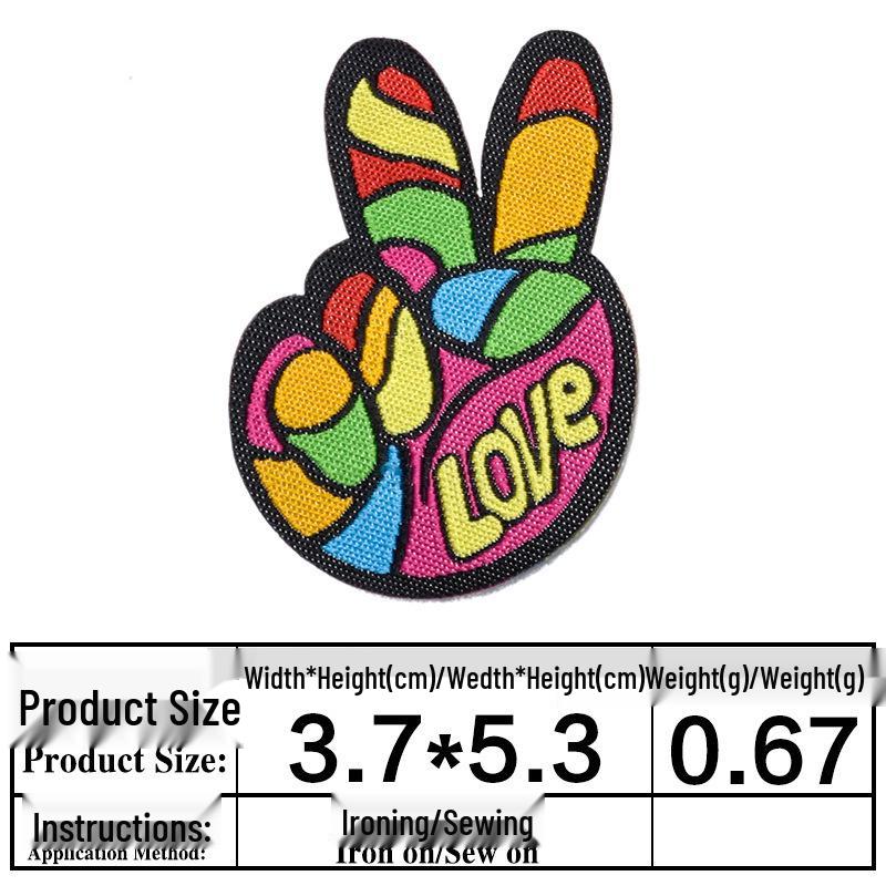 Junle Iron-On Woven Label & Cloth Patch Set