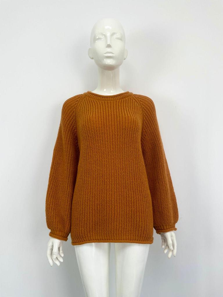 Women's Plus Size Chunky Knit Roll Neck Sweater - Solid Color Loose Pullover for Autumn/Winter