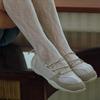 2025 Summer Mesh Ballet Flat Lace Up Mary Jane Snakers Shoes for Women