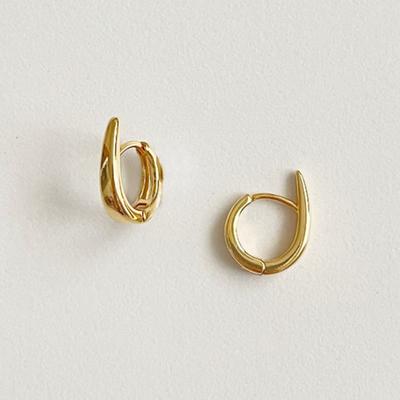 ELYONA ELA 01 Earrings One-Touch Slick Earrings (gold)
