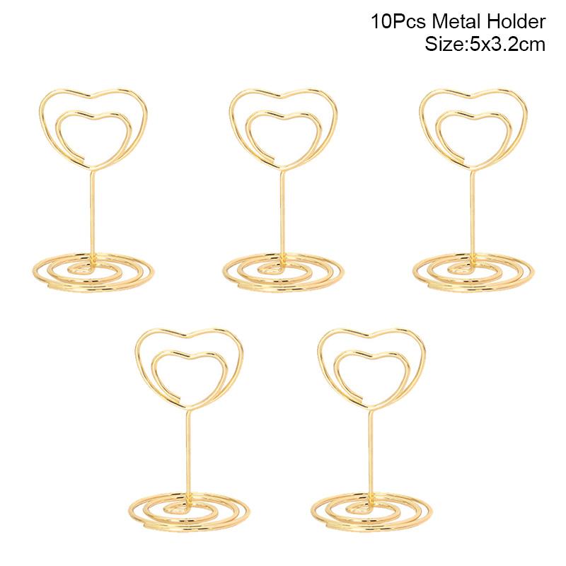 

10pcs Natural Wooden Place Card Holders Stand Card Photo Clip Holder Rustic Wedding Decorations Party Table Number Name Sign