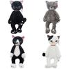 Cute Rice Field Minho Displeased Cat Plush Toy Stuffed Animal Doll Paw Cat