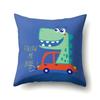 Cute Cartoon Dinosaur Pillowcase  Animal Polyester Cushion Cover Waist Throw Sofa Home Decoration Pillow Cases