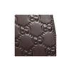 Gucci Monogram Logo Embossed Leather Short Double Fold Wallet Men Wallet Brown 365466-CWC1R-2140