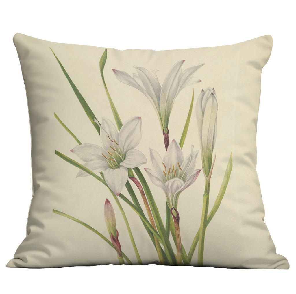 Plant And Flower Pillow Cover Spring Pillow Cover Home Living Room Sofa Cushion Pillow Cover Premium Durable Quality