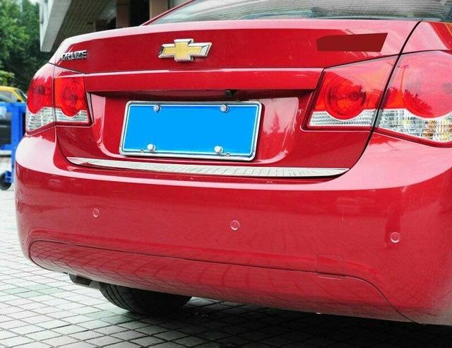 Trim On the Edge of the Trunk (stainless Steel) Sedan, Carmos - Turkish Steel for Chevrolet Cruze 2009-2015