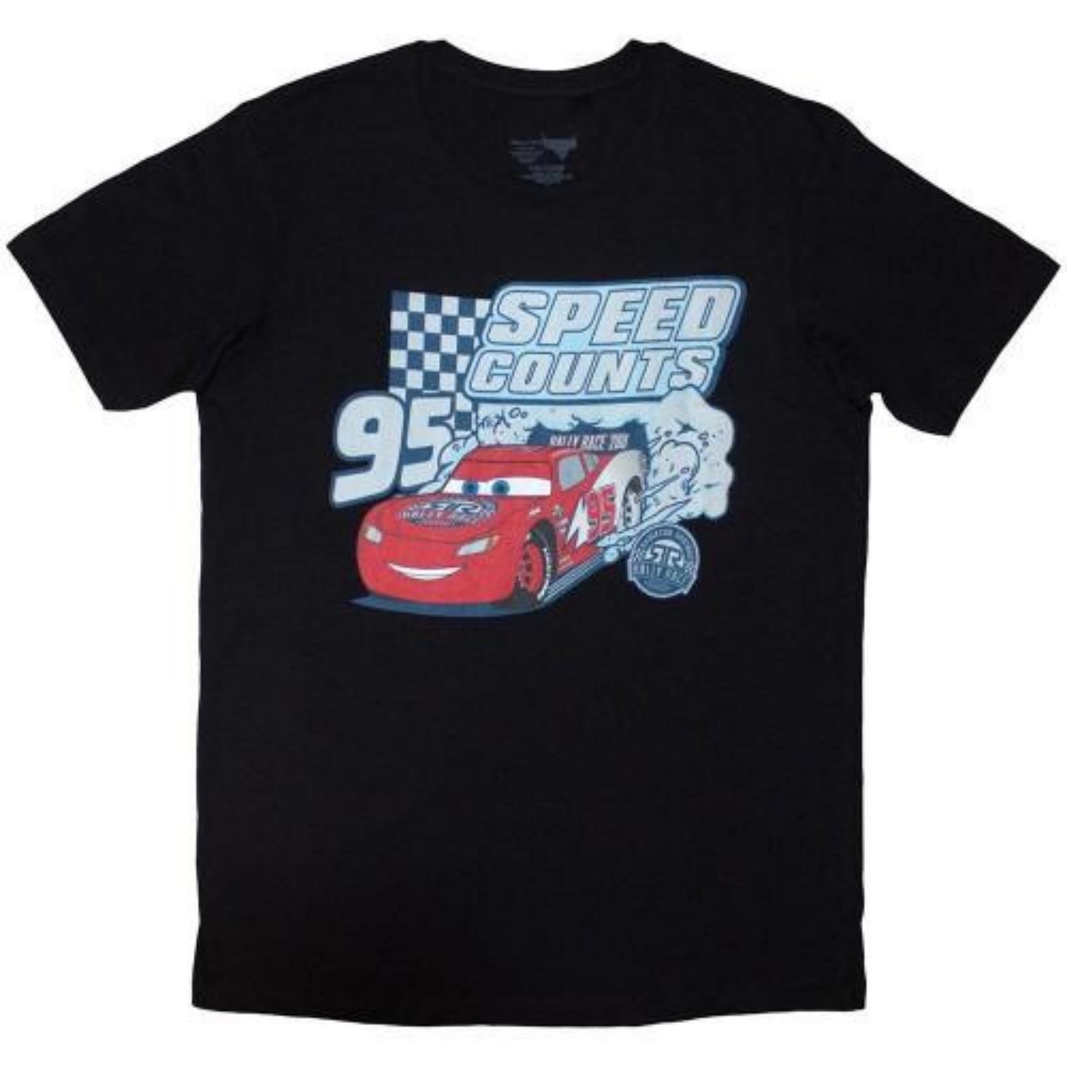 

Cars Unisex Adult Speed Counts T-Shirt S чёрный