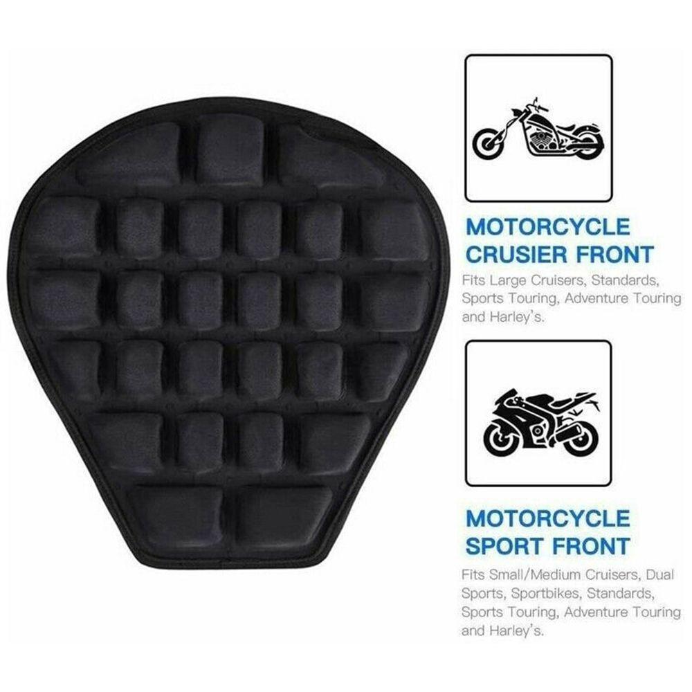 Motorbike Pillow Pad Cover Motorcycle 3D Comfort Gel Seat Cushion Universal Air Anti Slip Gel Seat Sunscreen Durable