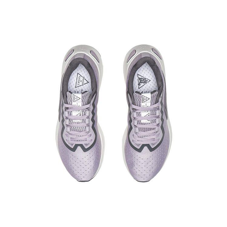 Li Ning Arashi Cushioning Slip Resistant Abrasion Resistant Low top Running Shoes Women's Raspberry Purple ARHR034-3