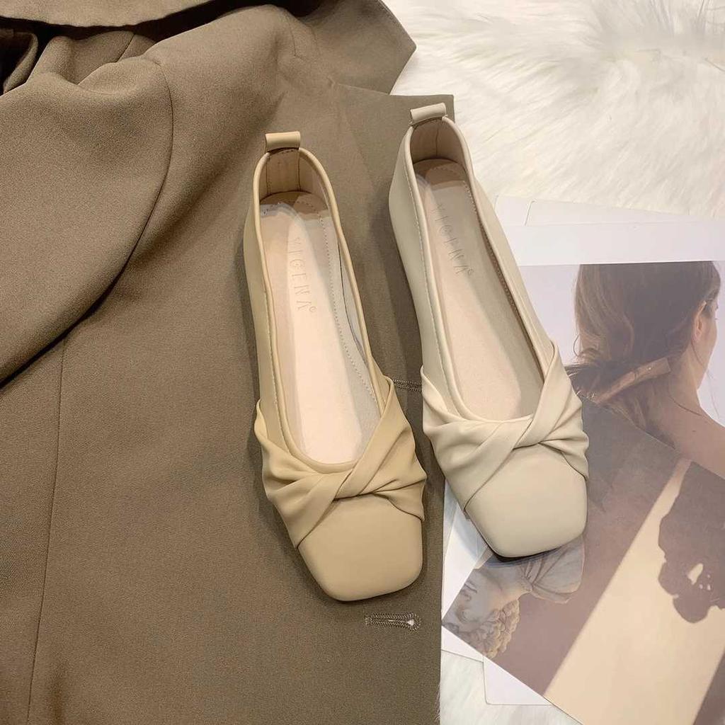 Mary Jane Shoes Gentle Soft-soled Ladyshoes Spring Versatile Flat Bottom