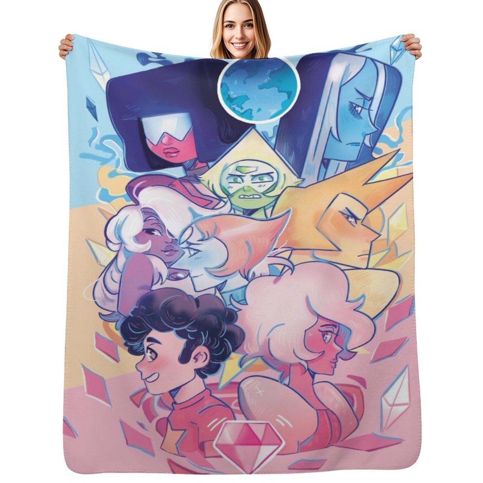 

steven universe Throw Blanket Warm Cozy Throw Blanket for Living Room Couch 102x76cm(40x30in)