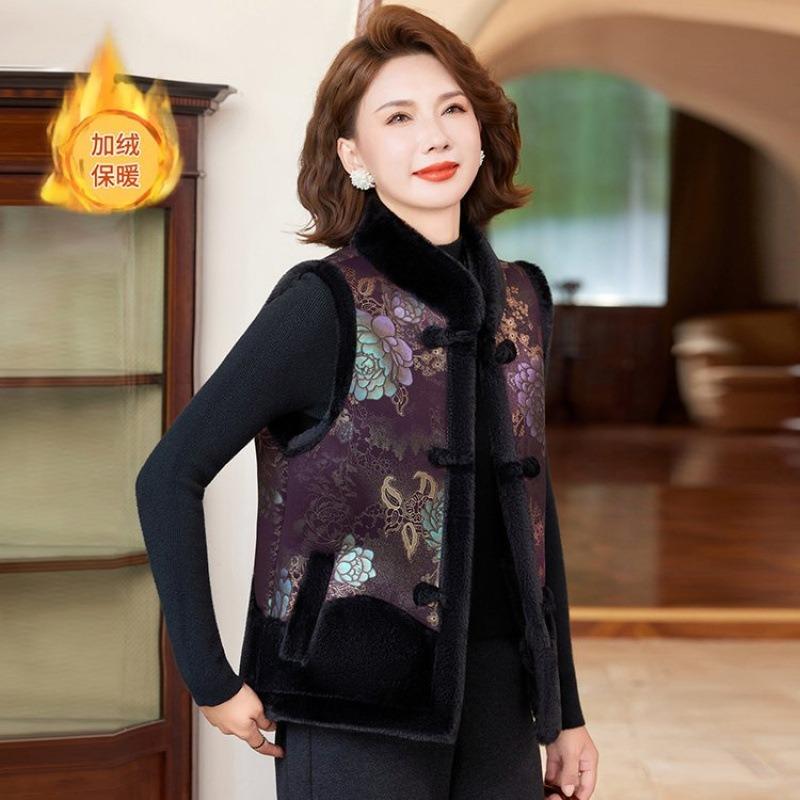 Women's New Vest Fleece Autumn and Winter Thickened Women's Vest Jacket