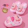 New summer indoor sandals, cute soft-soled baby slippers, boys' perforated closed-toe non-slip shoes, girls' outdoor wear children's shoes