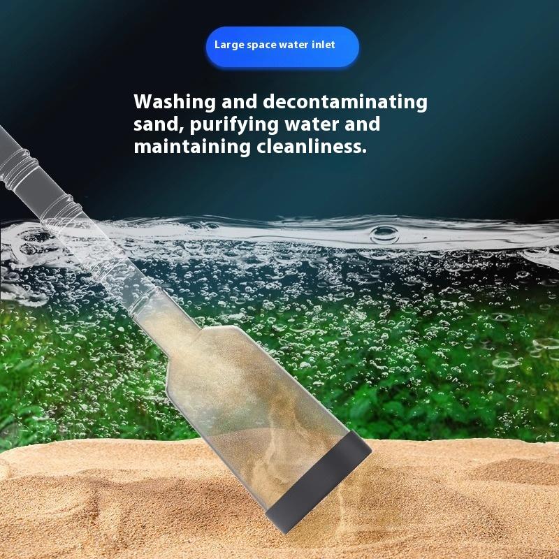 1Pcs Semi-Automatic Aquarium Pump Cleaner Fish Tank Manual Water Changer Aquarium Siphon Vacuum Cleaner