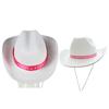 White Hat Costume Accessories Western Cowboy Hat Multipurpose Decoration for Kid Girl Costume Cosplay Props Ornament