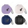 Silicone Case with Carabiner Protective Skin Cover Shockproof Earbuds Case Cover for Anker Soundcore P40i Earbuds Charging Case