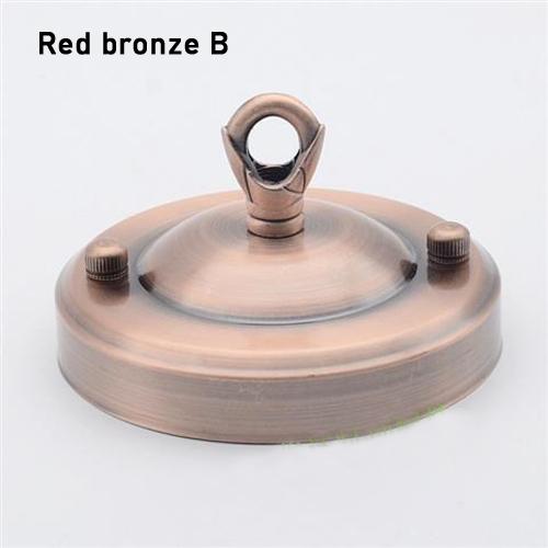 Vintage Ceiling Plate Iron Black/white/gold/ DIY Pendant Lamp Decoration Retro Ceiling Holder For Light Fitting Lamp Base